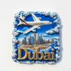 Dubai Refrigerator Stickers Burj Al Arab Travel Souvenirs Burj Khalifa Tower Jumeirah Mosque Fridge Magnets Gifts Home Decor