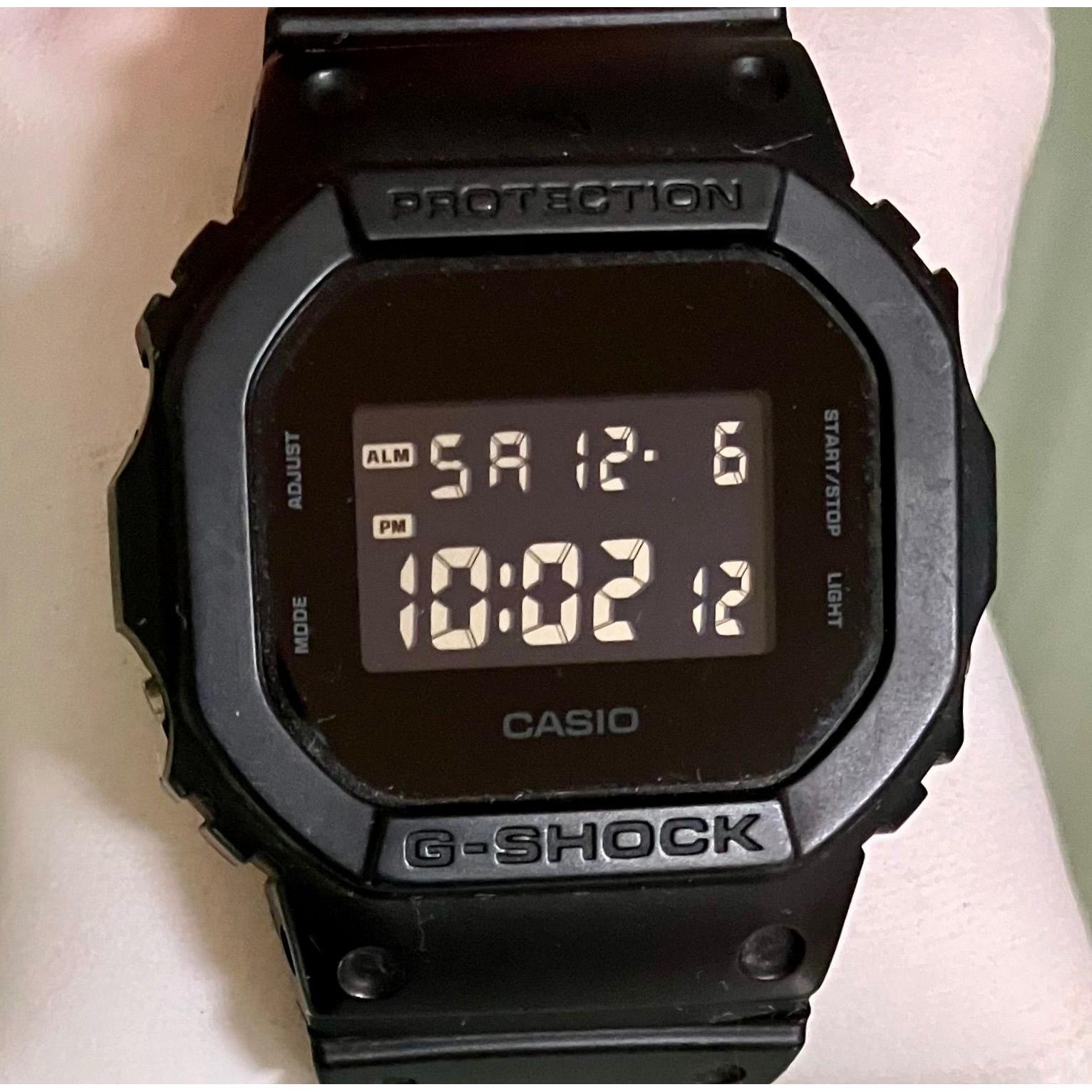 Working itemCASIO CasioDW-5600BG-SHOCKQuartzBlack dialMen s watch