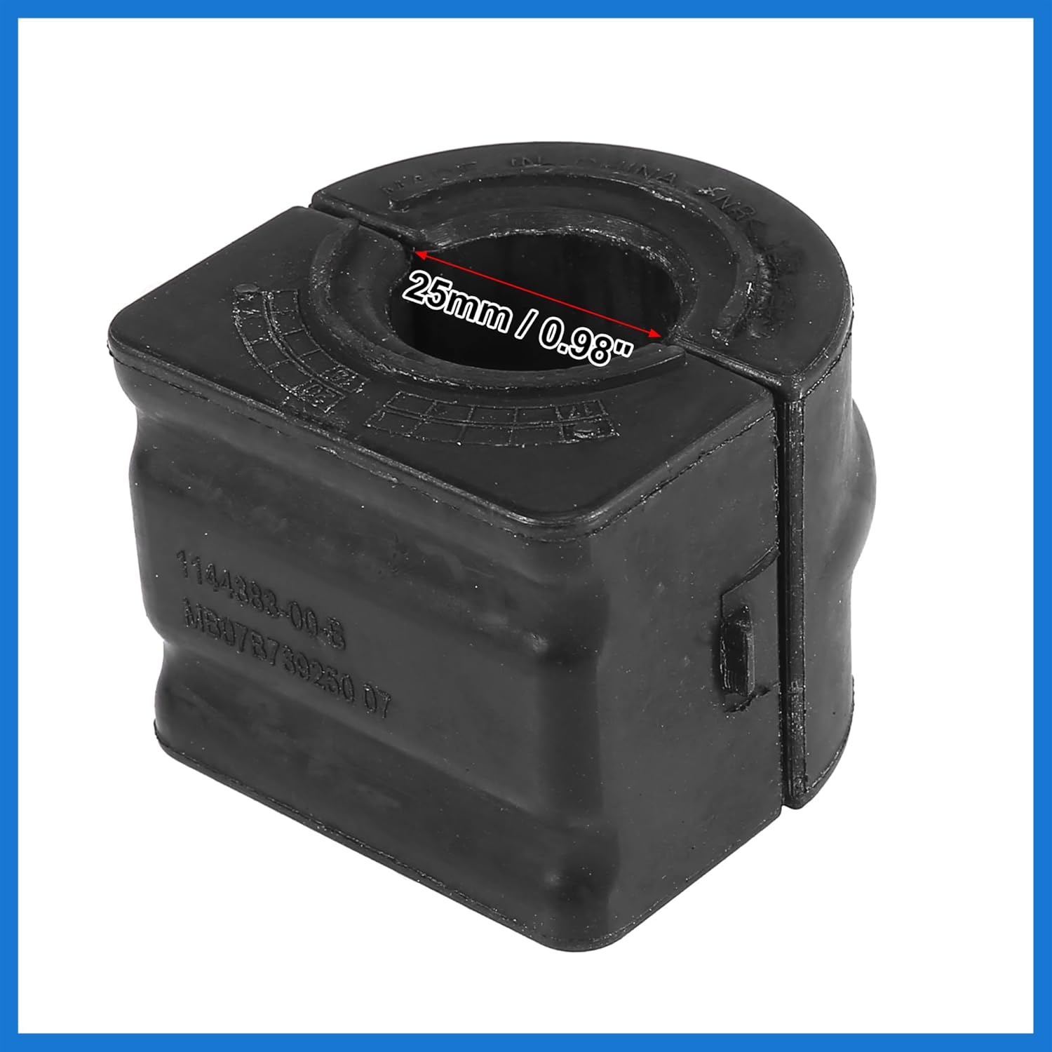 

1144383-00-B Black Rubber Front Stabilizer Sway Bar Bushing for Model 3 Auto Accessories