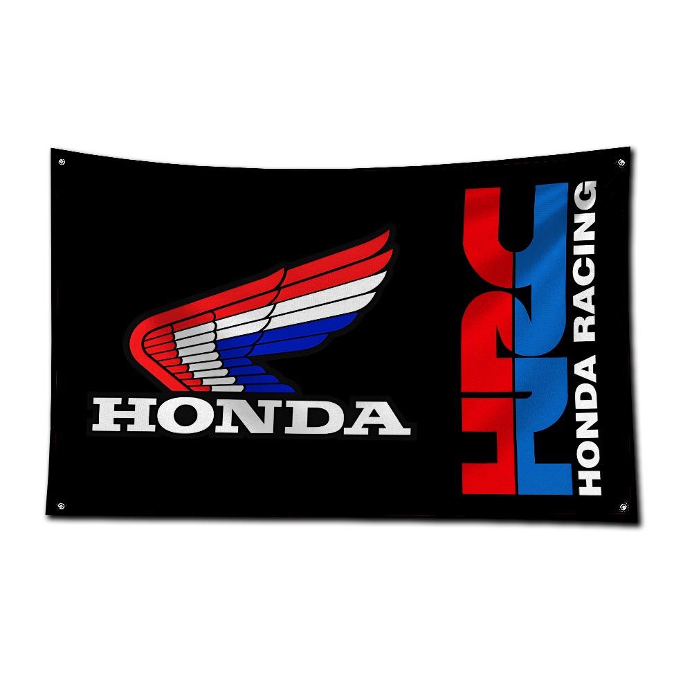 Fahsion H-Hondas Large Size Flags Printing Patterns Family Gatherings Outdoor Atmosphere Flags Camping Party Decorations Banners akx256
