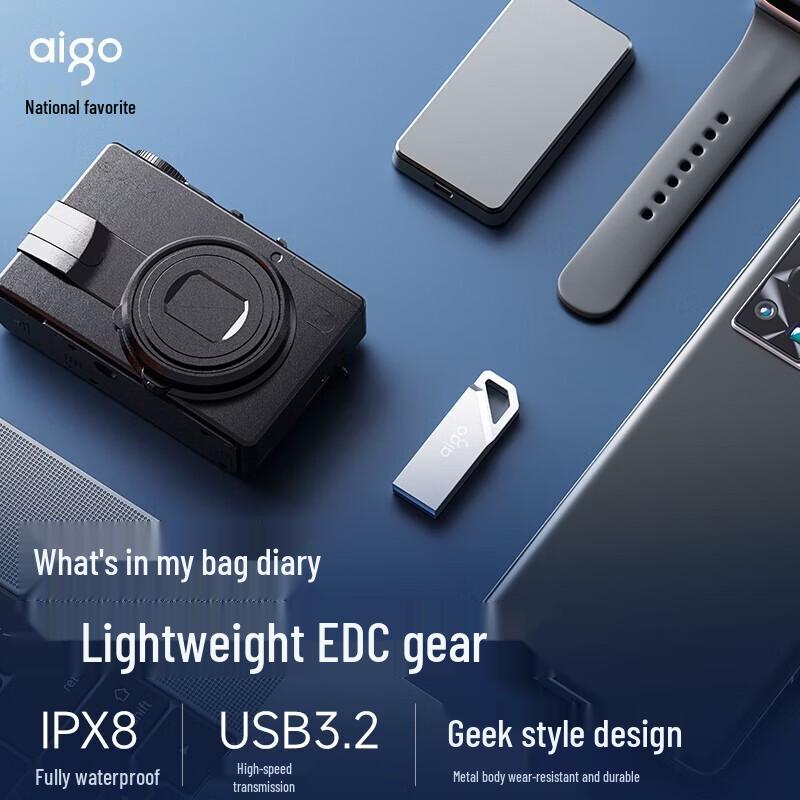 Aigo U315 64GB USB 3.2 Gen 1 Metal Flash Drive