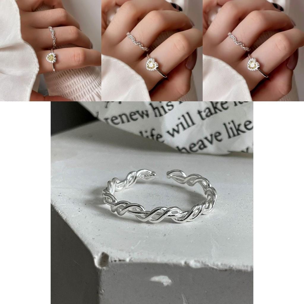 Contemporary Yellow Crystal Heart Ring For Women Fashionable Ins Inspired Accessory