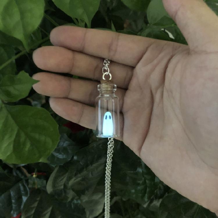 Glow in the Night Necklace Adjustable Length Clavicular Chain Clothes Decoration
