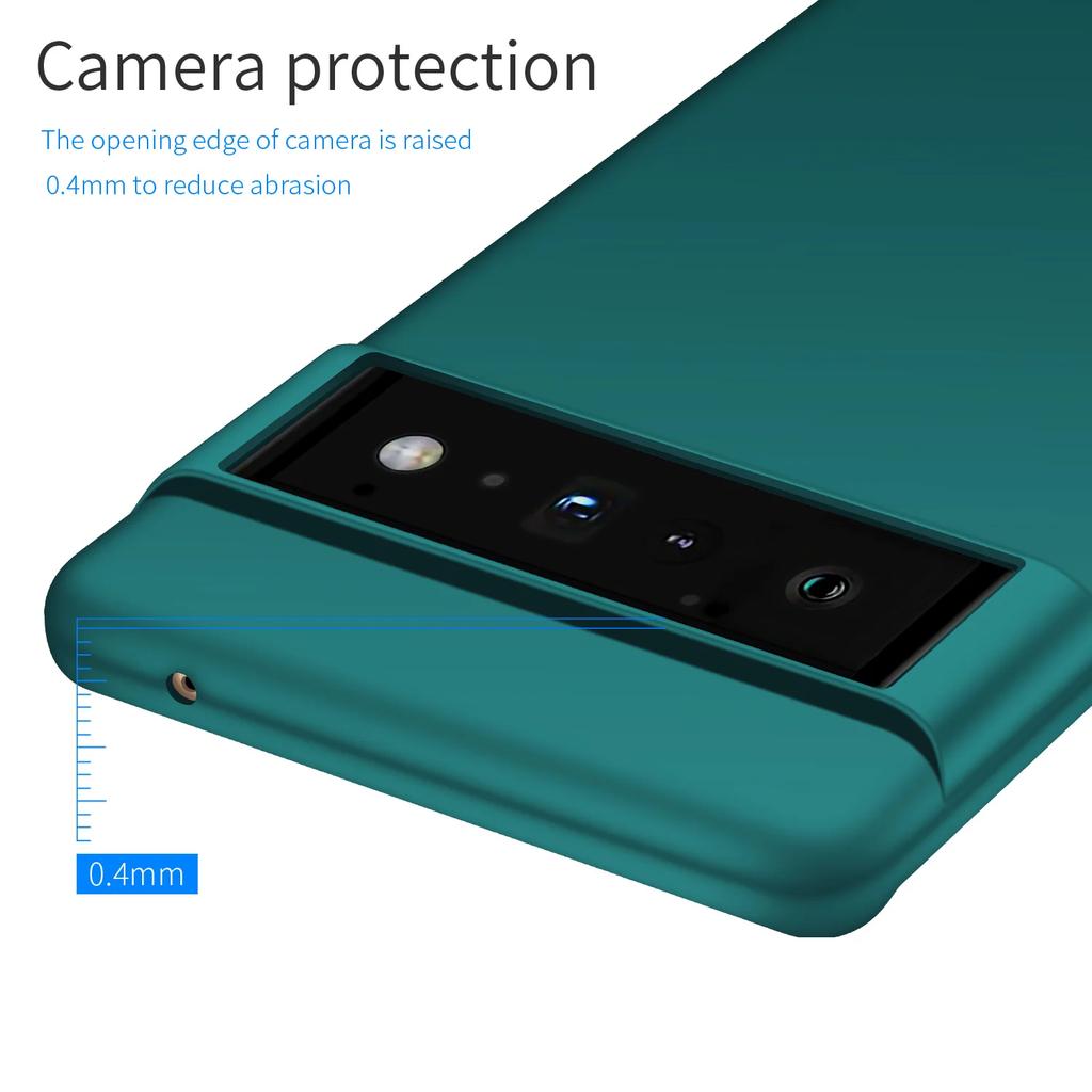 Für Google Pixel 6 Pro Hülle, Ultra-dünne minimalistische schlanke schützende Handyhülle Rückseite für Google Pixel 6