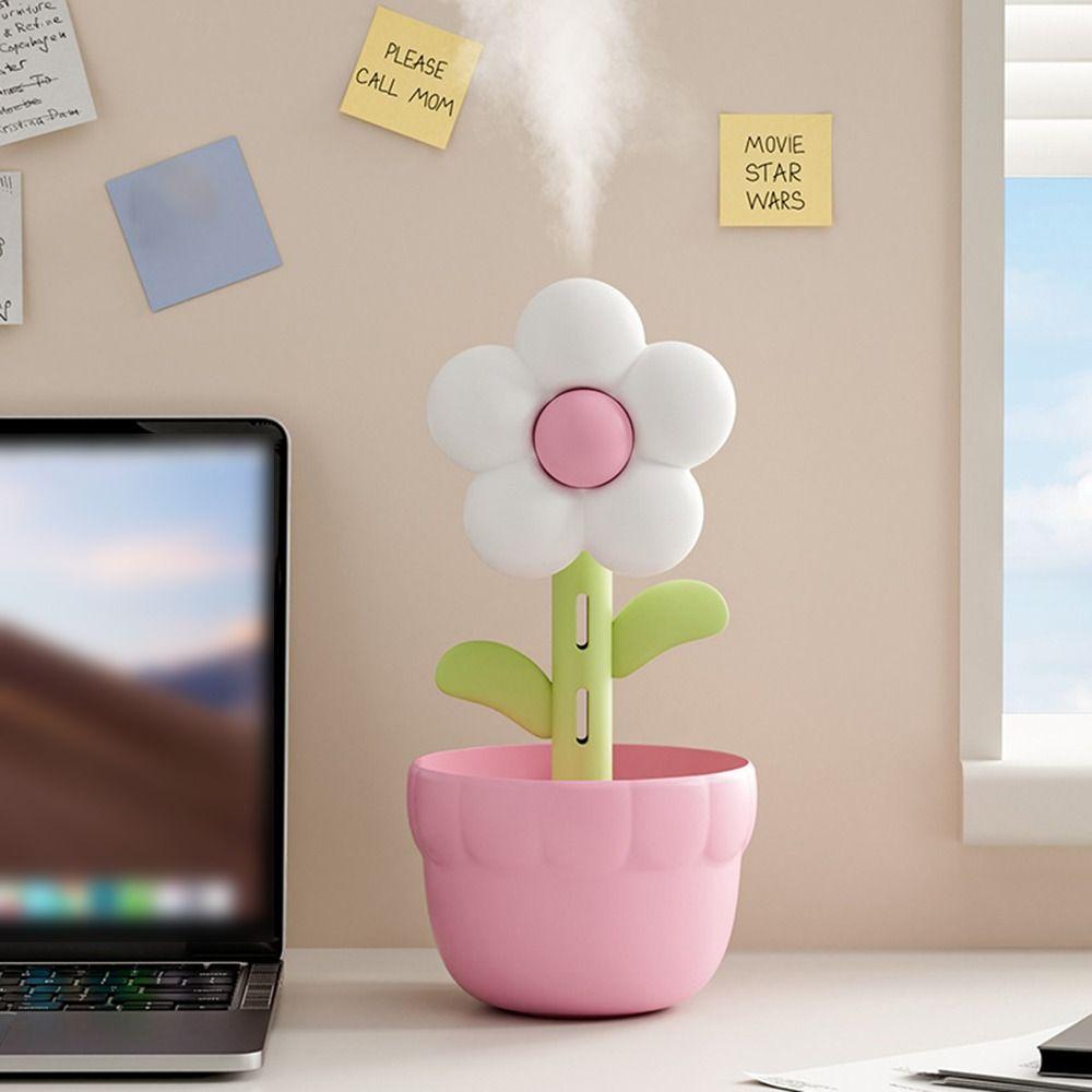Cute Desktop Cool Fogger Creative Car Mist Air Humidifier Flower Air Humidifier  Home Decor
