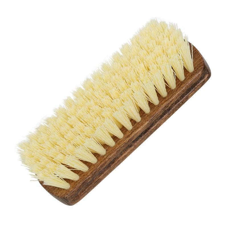 Premiumowa Szczotka do Butów z Drewna Bukowego z Włosiem Dzikim – Delikatne Włosie Końskie do Polerowania i Usuwania Kurzu, Bezpieczna dla Butów