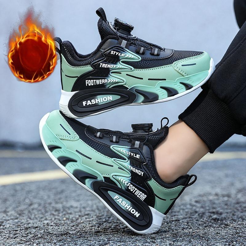 Winter Children's Cotton Shoes Sports Shoes Leather Shoes Casual Running Shoes