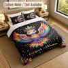 Dragon Phoenix Theme Personalized 3Pcs Bedding Set Custom Text & Name 1 Sheet 2 Pillowcases Household Bedding 1pc