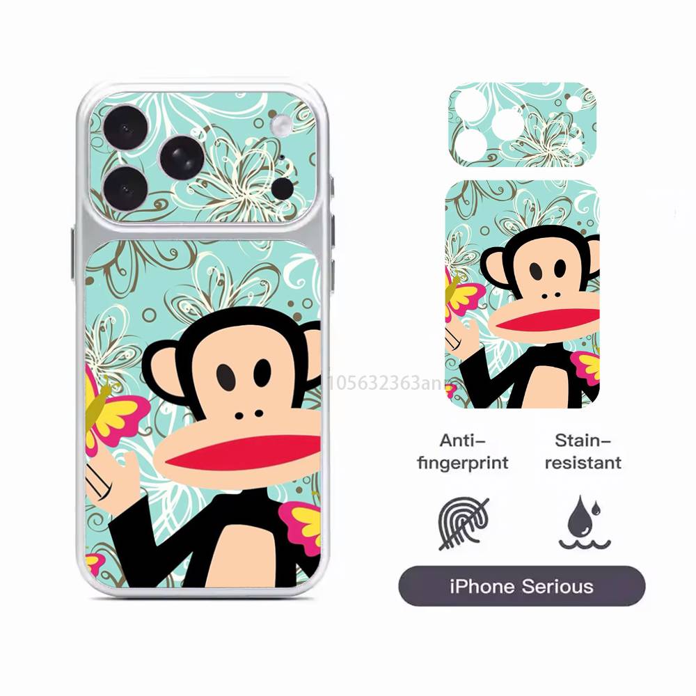 

monkey Funny P-Paul F-Frank Protective Sticker for iPhone 17 Pro 17 ProMax Full Body Back Cover Decal Skin iPhone17pro