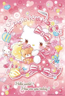 In Beverly Jigsaw Puzzle Hello Kitty Kirakira Doll [Made Japan] 300-Piece (26x38) 300-172