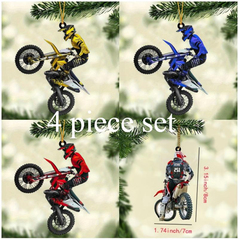 

Креативный внедорожный мотоцикл, мотоциклетные ботинки памятная декоративная подвеска рождественская подвеска-зеркало заднего вида для автомобиля брелок-рюкзак подвеска