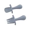 Silicone Baby Feeding Spoon Set - Soft-Head Training Spoons for Infants