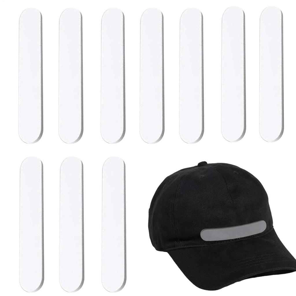 10 pcs Hat adjuster bands Adhesive Hat Sizing Pads For Fit Adjuster Inserts For Fisherman's Hats Baseball Caps Hat Size Adjuster