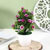 Hibiscus Flower Simulation 25pcs Round Small Potted Plants For Coffee Table Decoration And Photography