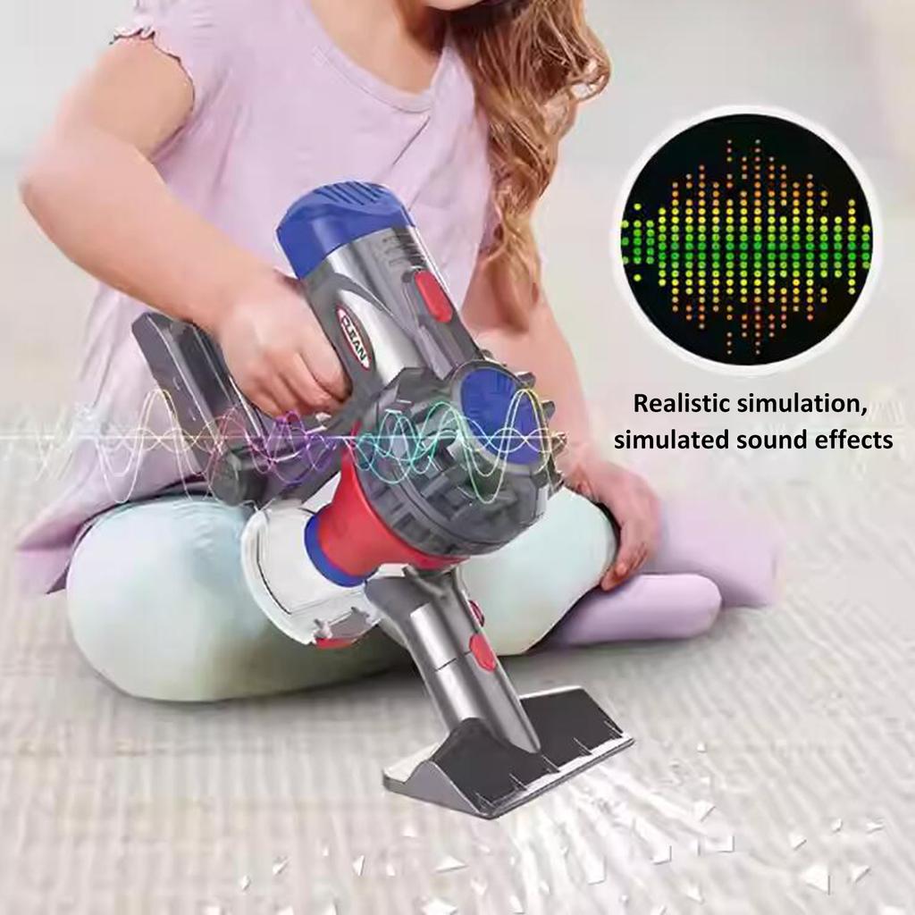 Toy Vacuum 3 In 1 Kids Vacuum Cleaner Set That Really Works Cordless Vacuum Interactive Toy for Children