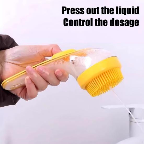 1/3 Τεμάχια Βούρτσα Μπάνιου Κατοικίδιου Ζώου με Εργονομική Αντιολισθητική Λαβή Εύκολο στον Καθαρισμό Βούρτσα Ντους Κουταβιού Βούρτσα Απομάκρυνσης Τριχών Κατοικίδιου Ζώου Εργαλείο Περιποίησης Σκύλου