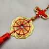 Rich & Noble Plum Blossom Ten Emperors Copper Coins Car Pendant - Chinese Knot Wealth & Treasure Gathering Charm