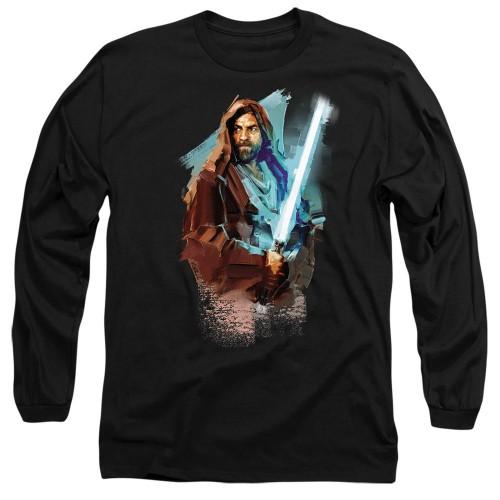 STAR WARS Unisexové tričko pro dospělé s malovaným motivem Obi-Wan Kenobi