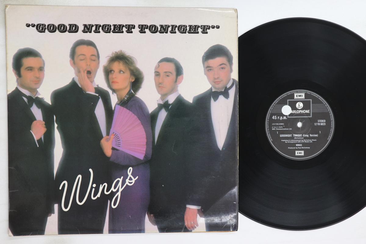 

12inch Record WINGS - Goodnight Tonight 12YR6023 PARLOPHONE, MPL 1979 UK Rock Used