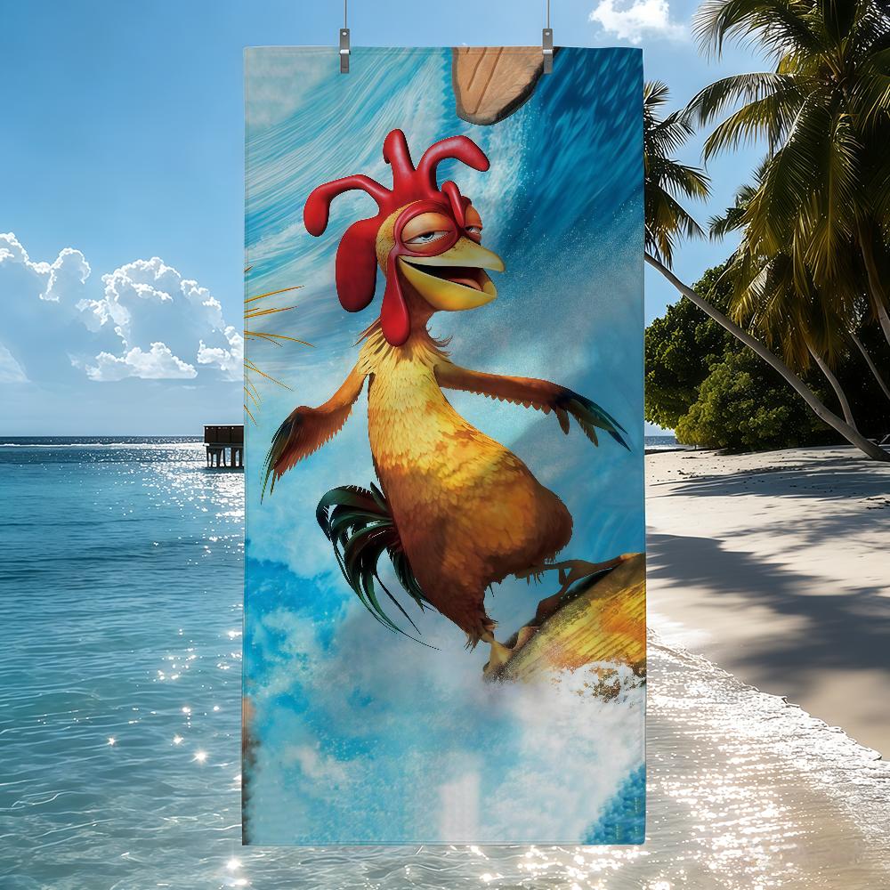 Funny Chicken Joe Towel Quick Drying Beach Towels Are Suitable For Swimming Pools Camping Yoga And The Gym