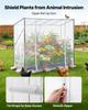 VEVOR Walk-in Greenhouse, 195 X 77 X 168 Cm Greenhouse for Outdoors with Windows, Durable PE Cover, Roll-Up Zipper Door, Walk In Green House Kit