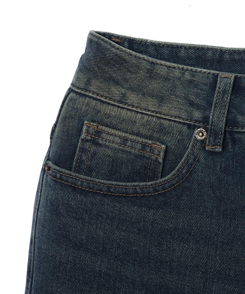 DISTN9NE Washed Wide Denim Pants Lq6Du161_Dark Indigo