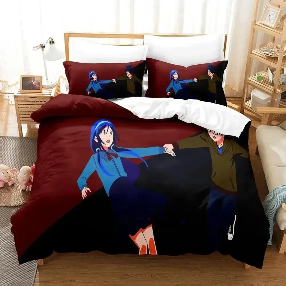 New We Never Learn Bedding Set Single Twin Full Queen King Size Bed Set Adult Kid Bedroom Duvet Cover Sets 3D Anime Kawaii Bed