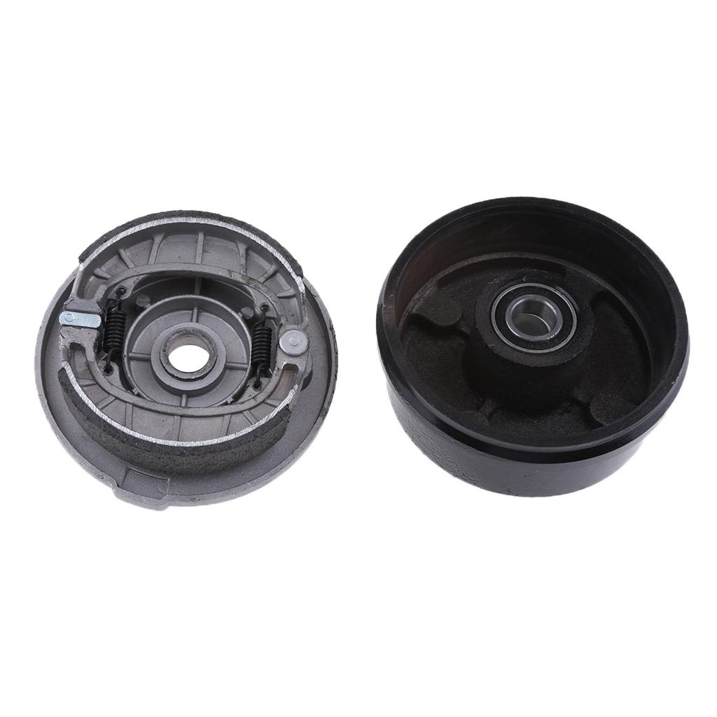 4 Drum Brake Housing Wheel Axle + Shoes