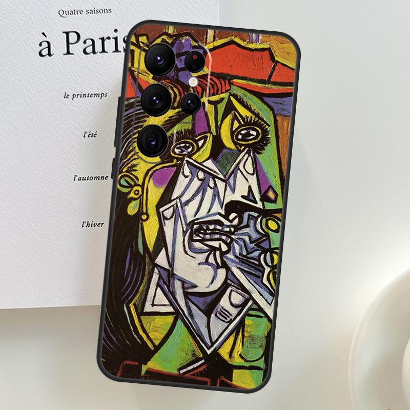 Picasso Abstract Art Painting Case For Samsung Galaxy S26 Ultra S24 S23 S22 S21 S25 Ultra S10 S20 Plus S25 FE Phone Cover
