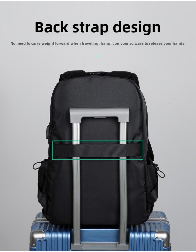 Fashionable Business Travel Laptop Backpack - Quality Commuter Bag with Custom Logo Option