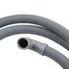 Long Drain Hose Extension Pipe For Washing Machines And Dishwashers With Anti Corrugated Design And Secure Clip Option