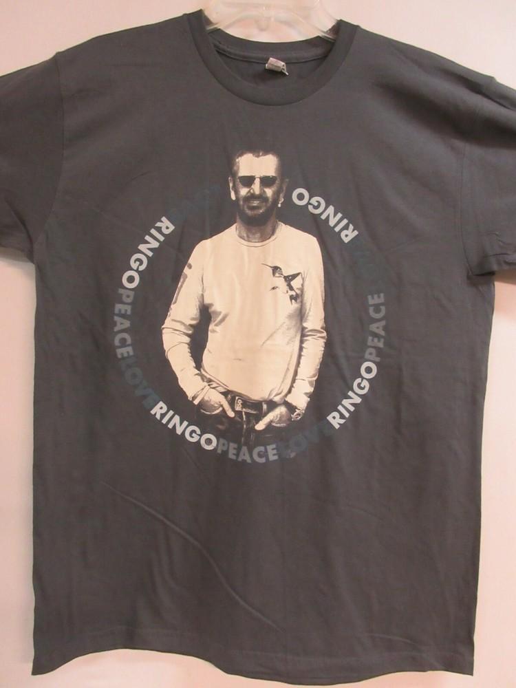 RINGO STARR OFFICIAL MERCH PEACE LOVE 2008 BAND CONCERT MUSIC LARGE Unisex T-Shirt XXL