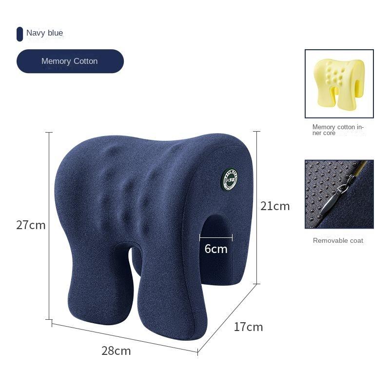 Neck Support Office Rest Lunch Break Orthopedic Student Desk Sleeping Memory Foam Nap Pillow For Travel Headrest