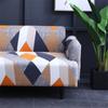Geometrischer elastischer Sofabezug für Wohnzimmer, Couchbezug, hochelastischer Sofabezug, Möbelschutz, alle Bezüge, Heimdekoration