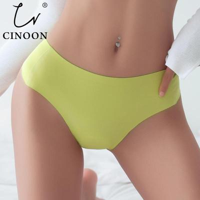 Sexy Damen Eis-Seide Strings Hüfttief Atmungsaktiv Sport G-String Weiblich Nahtlos Yoga Schnelltrocknend Slips