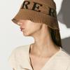 RE RHEE LOGO BUCKET HAT BEIGE