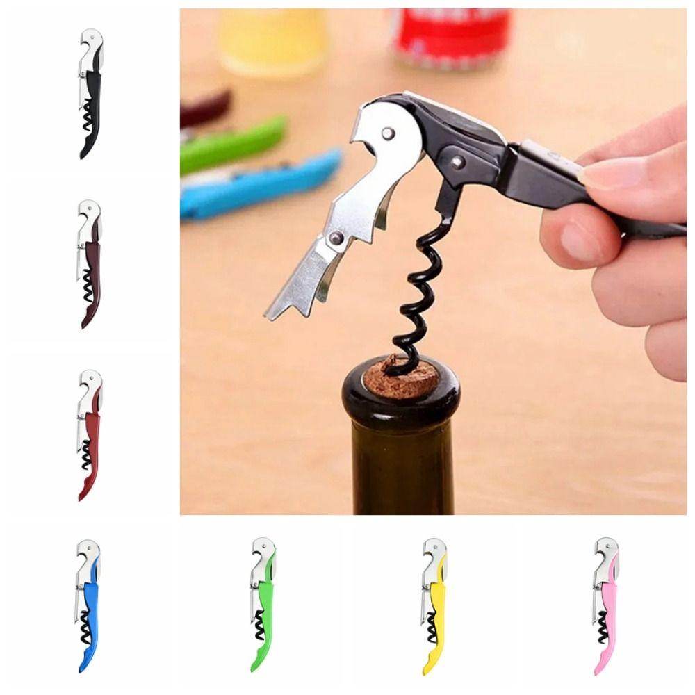 Multifunction Corkscrew Portable Beer Bottle Can Opener Bar Tool Wine Opener  Casual Gifts