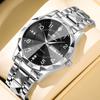 Wow Order Change Logo Men's Diamond-Cut Design Wristwatch