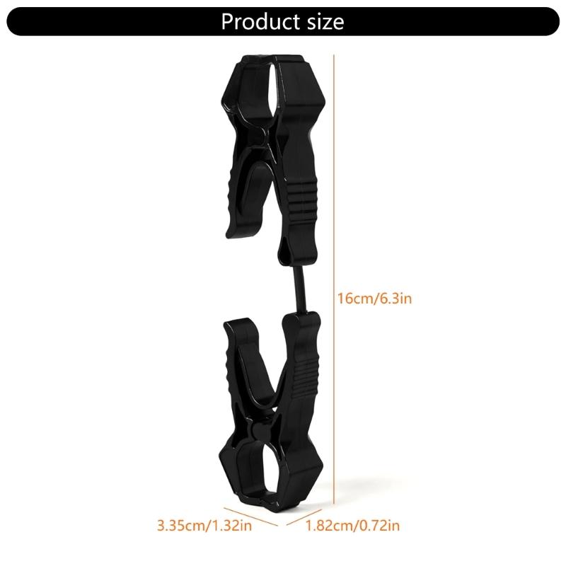 12Pcs Gloves Clip Hanging Safety Gloves Holder Plastic Working Gloves Clip Clamp Safety Gloves Work Guard Multifunctional
