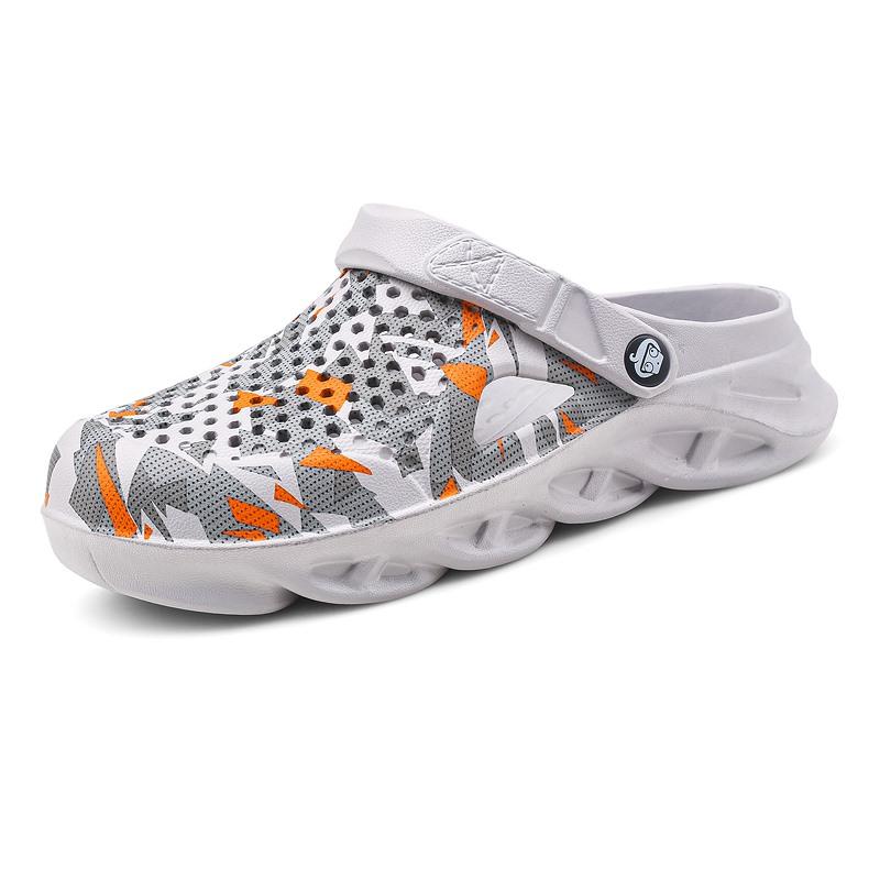 Sandals for Men Summer Casual Beach Shoes Clogs Half Slippers