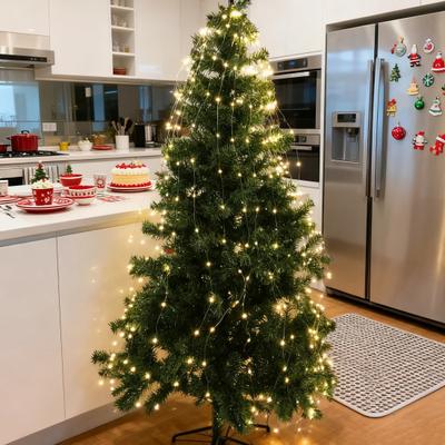 Yousheng 2026 Weihnachtsbaum Wasserfall Lichter 8 Modi Kaskadierende LED Lichterkette mit Timer Wasserdicht für Innen- und Außendekoration