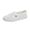 2025 Trendy Women's White Casual Canvas Shoes: Simple & Stylish for Summer Travel