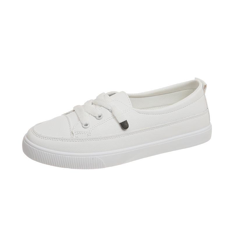 2025 Trendy Women's White Casual Canvas Shoes: Simple & Stylish for Summer Travel