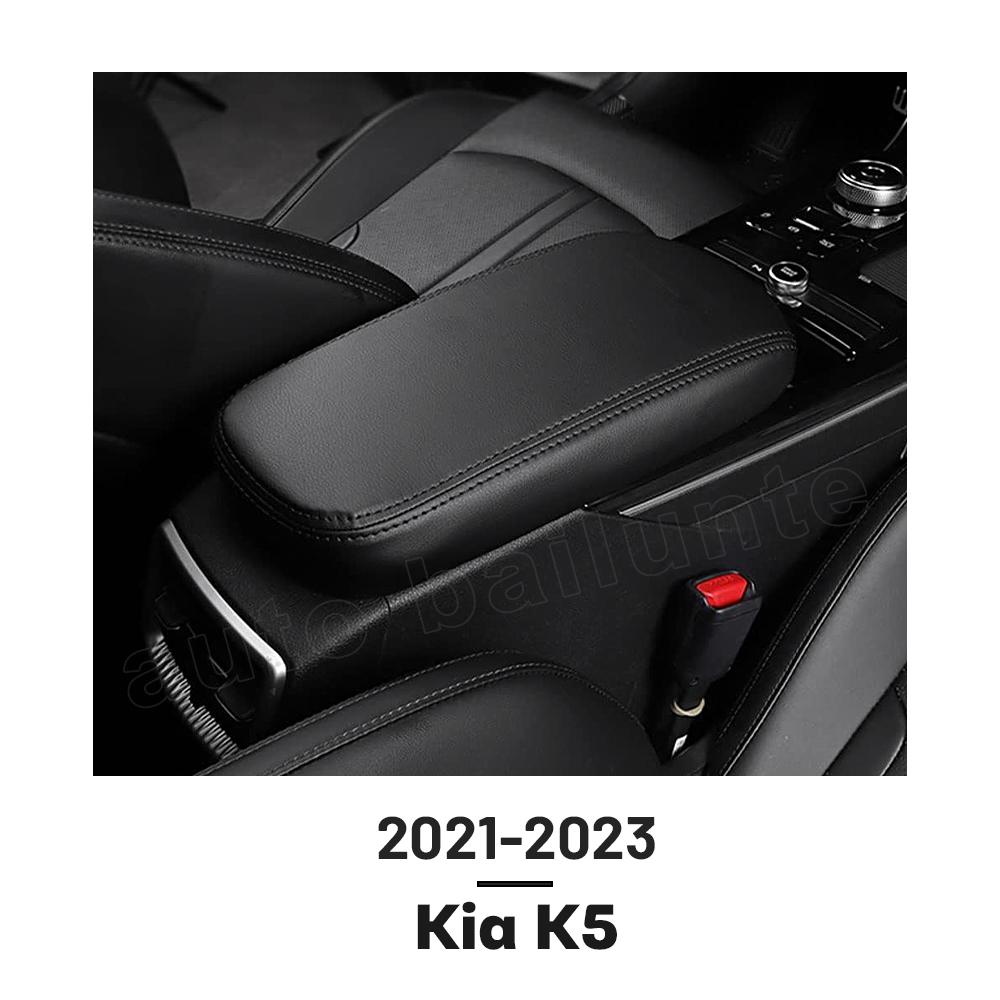 

Подходит для Kia K5 2022 2023, чехлы на центральную консоль, автомобильные подлокотники, чехол для коробки, кожаный протектор для интерьера -2023