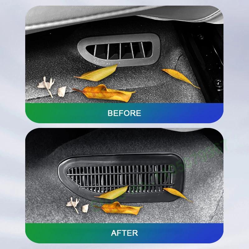 Car Air Conditioner Vent Grille Under Seats Ventilation Frame Cover for ZEEKR 7X Air Outlet Mask Dust-proof Dust Plug Protective