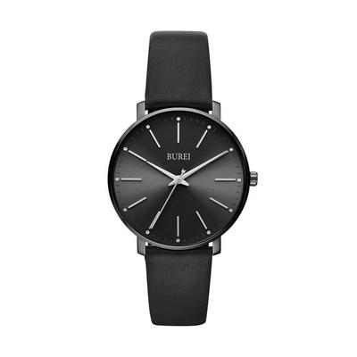 BUREI Women's Analog Quartz Watch, Waterproof, Popular Brand Fashion Watch with Leather Strap, Simple, Casual, Lightweight, Stylish Gift for Women
