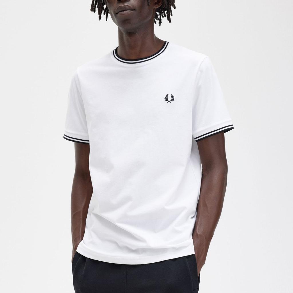 Fred Perry tipped twin cotton T-Shirt m1588-100