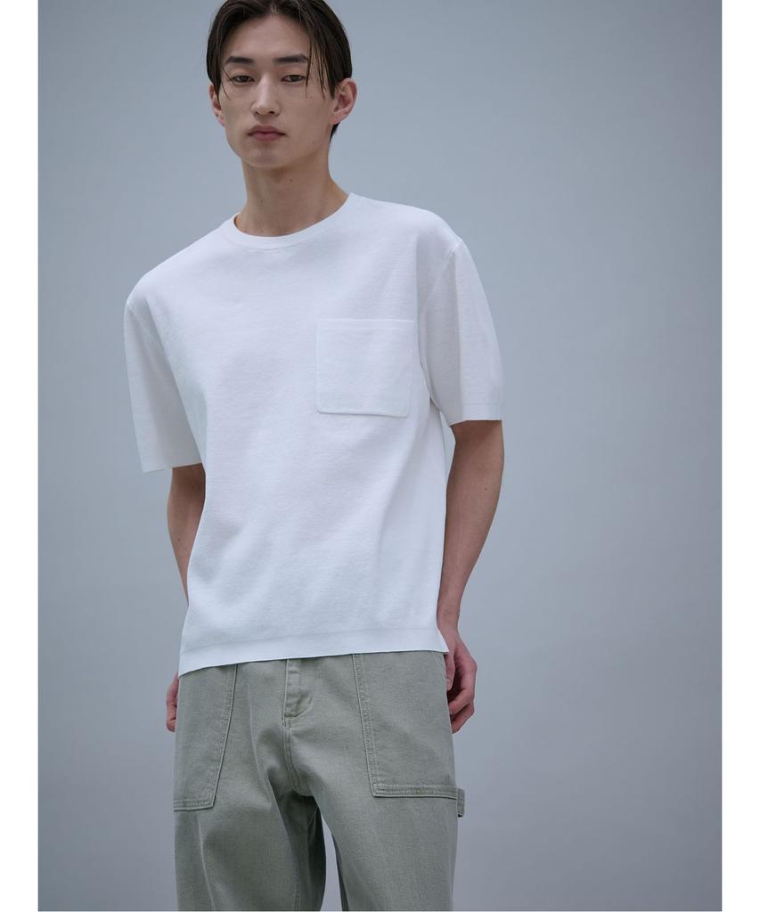 SHIFT.G Cotton Crewneck Sweater White