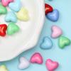 50Pcs Jewelry Findings Acrylic Bracelet Necklace Accessories DIY For Jewelry Making Charms Heart Beads Loose Beads