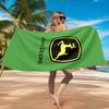 John Deere Design Beach Towel, Quick-drying, Easy to Care for, Suitable for Both Fitness and Beach Vacations,Sports Essential
